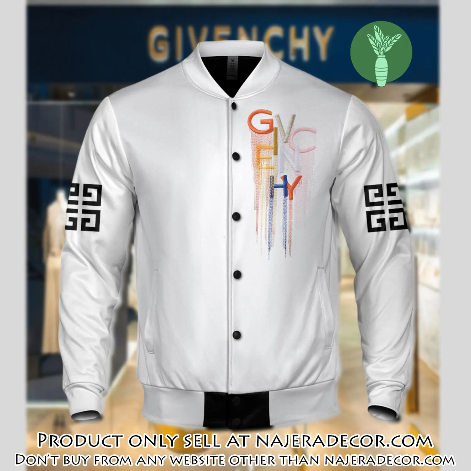 Luxury givenchy varsity premium baseball jacket bjv1053 njr3337959